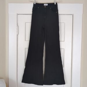 Rolla's East Coast Flare Jeans Size 27 Black 25X31